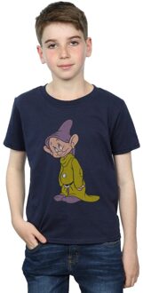Disney Jongens Klassiek Dopey T-Shirt (Marineblauw) Navy - 7-8J / 122-128cm