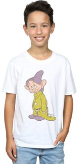 Disney Jongens Klassiek Dopey T-Shirt (Wit)