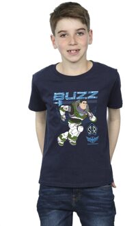 Disney Jongens Lightyear Buzz Run To Action T-Shirt (Marineblauw) Navy - 12-13J / 152-158cm