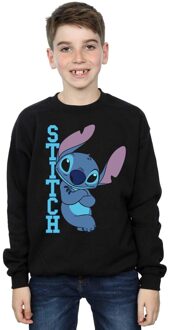 Disney Jongens Lilo en Stitch Posing Sweatshirt (Zwart) - maat 5-6J / 110-116cm