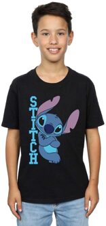 Disney Jongens Lilo en Stitch Posing T-shirt (Zwart) - 3-4J / 98-104cm