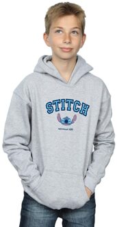 Disney Jongens Lilo & Stitch Collegial Hoodie (Sportgrijs) - maat 9-11J / 128cm-146cm Lichtgrijs