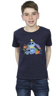 Disney Jongens Lilo & Stitch Vogels T-shirt (Marineblauw) Navy - 3-4J / 98-104cm