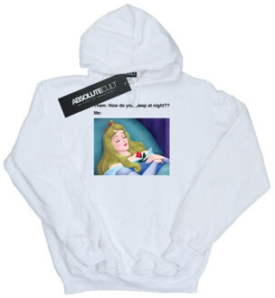 Disney jongens meme sleeping beauty hoodie Wit - 152/158