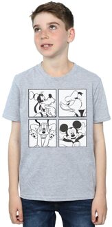 Disney Jongens Mickey, Donald, Goofy en Pluto Boxed T-shirt (Sportgrijs) Lichtgrijs - 9-11J / 128cm-146cm