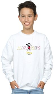 Disney Jongens Mickey Mouse 1928 Sweatshirt (Wit)