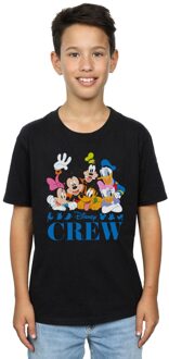 Disney Jongens Mickey Mouse Disney Vrienden T-shirt (Zwart) - maat 9-11J / 128cm-146cm