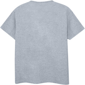 Disney Jongens Mickey Mouse Dont Speak Breast print T-shirt (Sportgrijs) - maat 12-13J / 152-158cm Lichtgrijs