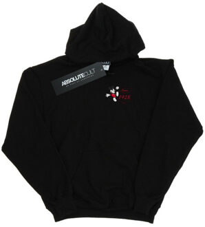 Disney jongens mickey mouse faux pocket sinds 1928 hoodie Zwart - 140/146