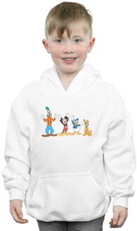 Disney Jongens Mickey Mouse Friends Hoodie (Wit) - maat 5-6J / 110-116cm