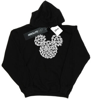 Disney jongens mickey mouse hoofd van handen hoodie Zwart - 128