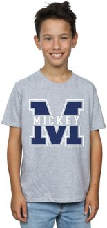 Disney Jongens Mickey Mouse M T-Shirt (Sportgrijs) Lichtgrijs - 3-4J / 98-104cm