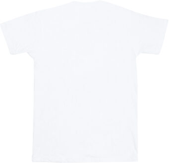 Disney Jongens Mickey Mouse Mickey en Minnie Kiss T-shirt (Wit) - 7-8J / 122-128cm