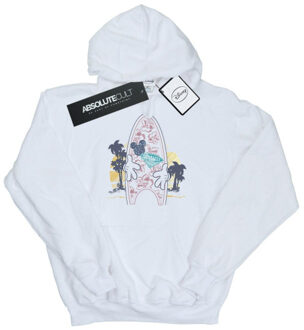 Disney jongens mickey mouse surf fever hoodie Wit - 140/146
