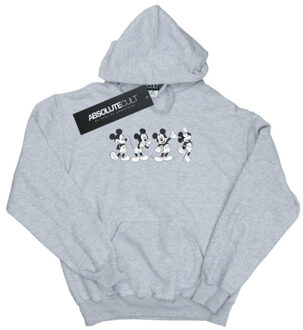 Disney jongens mickey mouse vier emoties hoodie Grijs - 116