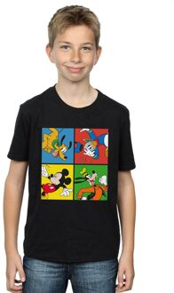 Disney Jongens Mickey Mouse Vrienden T-shirt (Zwart) - 12-13J / 152-158cm