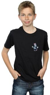 Disney Jongens Minnie Mouse Dansend Borst T-shirt (Zwart) - maat 5-6J / 110-116cm