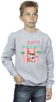 Disney Jongens Minnie Mouse Lentepalmen Sweatshirt (Sportgrijs) Lichtgrijs - 12-13J / 152-158cm