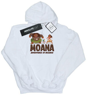 Disney jongens moana avonturen in oceanië hoodie Wit - 152/158