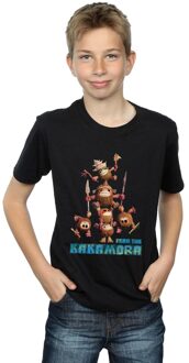 Disney Jongens Moana Vrees de Kakamora T-Shirt (Zwart) - 7-8J / 122-128cm