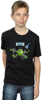 Disney Jongens Monsters University Getaped Mike T-shirt (Zwart) - maat 9-11J / 128cm-146cm