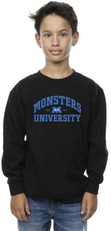 Disney Jongens Monsters University Logo Sweatshirt (Zwart) - maat 5-6J / 110-116cm