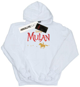 Disney jongens mulan movie logo hoodie Wit - 152/158