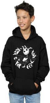 Disney Jongens Nightmare Before Christmas Jack Bat Circle Hoodie (Zwart) - maat 12-13J / 152-158cm