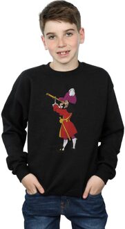 Disney Jongens Peter Pan Klassiek Kapitein Haak Sweatshirt (Zwart)