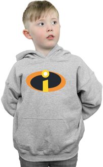 Disney Jongens The Incredibles Costume Logo Hoodie (Sportgrijs) Lichtgrijs - 7-8J / 122-128cm