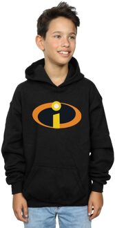 Disney Jongens The Incredibles Costume Logo Hoodie (Zwart) - maat 9-11J / 128cm-146cm