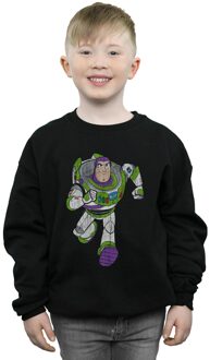 Disney Jongens Toy Story 4 Klassiek Buzz Lightyear Sweatshirt (Zwart) - maat 5-6J / 110-116cm