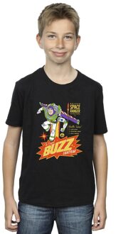 Disney Jongens Toy Story Buzz Lightyear Ruimte T-Shirt (Zwart) - maat 9-11J / 128cm-146cm