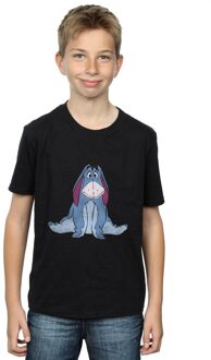 Disney Jongens Winnie De Poeh Klassiek Eeyore T-Shirt (Zwart)