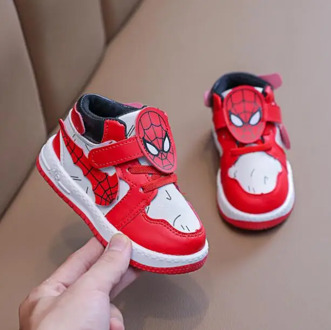 Disney Kid Shoes Children Boys Girls Running Sneakers Autumn Sport Tenis Infantil Basket Footwear Lightweight SpiderMan Shoes