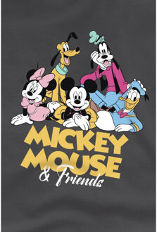 Disney Kinderen/kinderen mickey mouse friends t-shirt - maat 104 Grijs