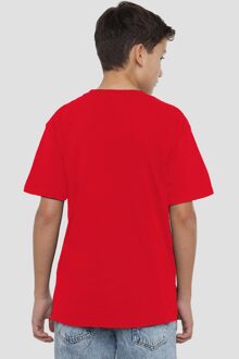 Disney Kinderen/Kinderen Mickey Mouse Geometrische Vormen T-Shirt (Rood) - maat