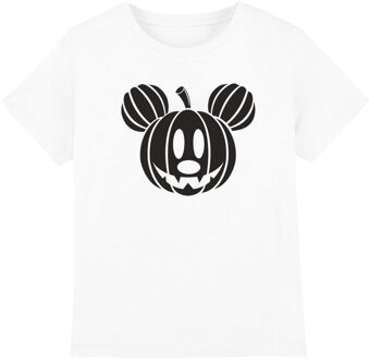 Disney Kinderen/Kinderen Mickey Mouse Pompoenhoofd T-shirt (Wit) - 12-13J / 152-158cm