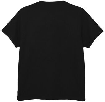 Disney Kinderen/kinderen minnie mouse hart oren silhouet valentijnsdag t-shirt Zwart - 152/158