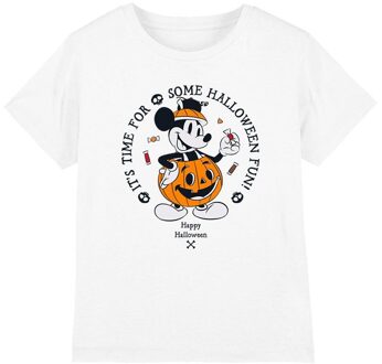 Disney Kinderen/Kinderen Pompoenkostuum Mickey Mouse T-Shirt (Wit) - maat