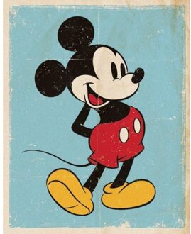 Disney Kleine muurposter Mickey Mouse 40 x 50 cm
