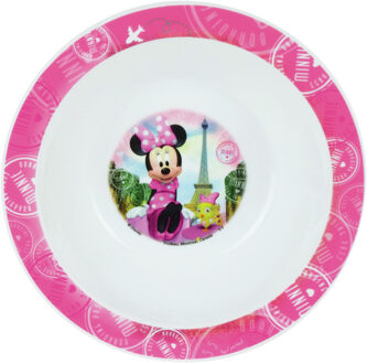Disney Kunststof ontbijtbordje diep Disney Minnie Mouse 16 cm