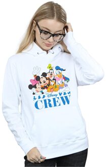 Disney Li-cense Disney dames mickey mouse friends hoodie Wit