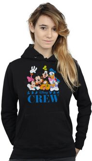 Disney Li-cense Disney dames mickey mouse friends hoodie Zwart