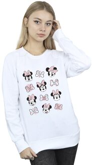 Disney Li-cense Disney dames minnie mouse multiple sweatshirt Wit