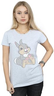 Disney Li-cense Disney dames thumper t-shirt Lichtgrijs