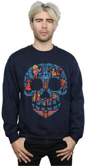 Disney Li-cense Disney heren coco schedelpatroon sweatshirt Navy