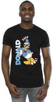 Disney Li-cense Disney heren donald duck cool t-shirt Zwart