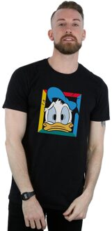 Disney Li-cense Disney heren donald duck paniekerig t-shirt Zwart