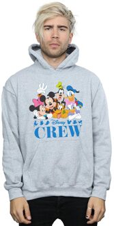 Disney Li-cense Disney heren mickey mouse vrienden hoodie Lichtgrijs
